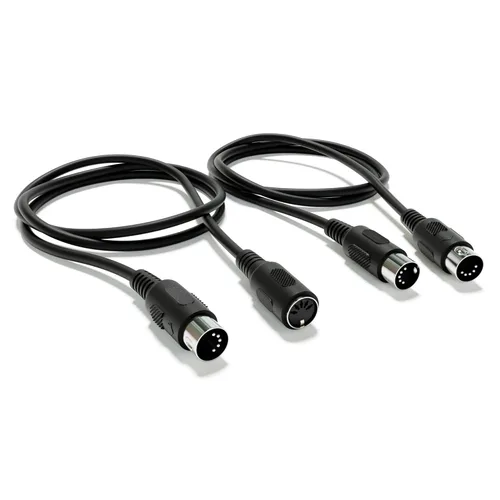 Vista 9 de Cable de audio de extensión MIDI - DIN de 5 pines - macho a macho/hembra [macho a hembra 100 cm - 39,37"]
