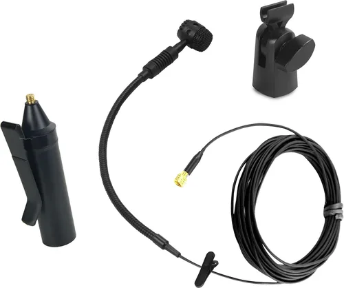 Vista 14 de HEIMU Micrófono condensador de instrumento con clip + clip universal (para bajos)