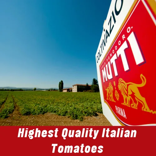 Vista 6 de Mutti Pasta de tomate doble concentrada (Doppio Concentrato), tubo de 4.5 onzas Paquete de 4 Marca de tomates #1 de Italia Pasta de tomate