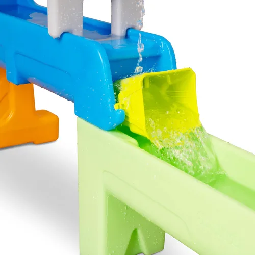 Vista 6 de Simplay3 Raindrop Falls - Mesa de agua y piscina para niños pequeños y niños, 9 accesorios de mesa de juego de agua