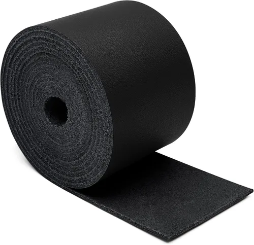 Vista 11 de JinRuiKJ Correa de cuero de grano superior – 1/2 pulgada de ancho 72 pulgadas de largo, tiras de cuero negro – muy adecuada para proyectos de arte
