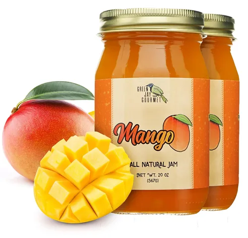 Vista 18 de Green Jay Gourmet Mermelada de Guayaba - Mermelada de Frutas 100% Natural con Fruta de Guayaba y Jugo de Limón - Mermelada Vegana, Sin Gluten - No