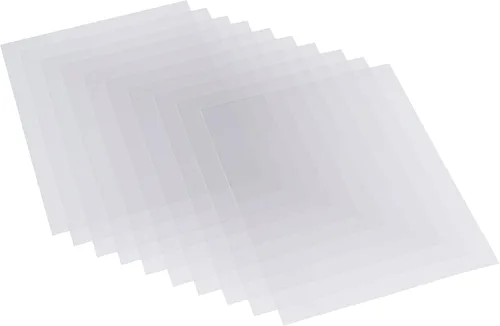 Vista 5 de Creativo paquete de 10 hojas cristal transparentes Shrinky Dinks