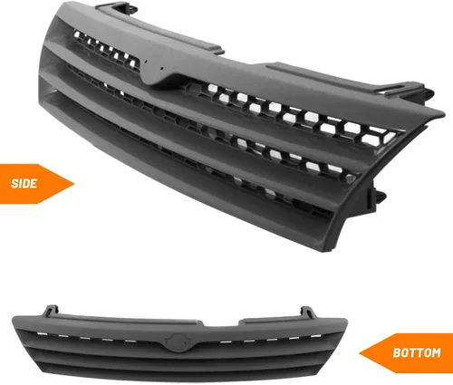Vista 6 de CarPartsDepot Parrilla compatible con Nissan Altima (1995-1997 Altima de 4 puertas)