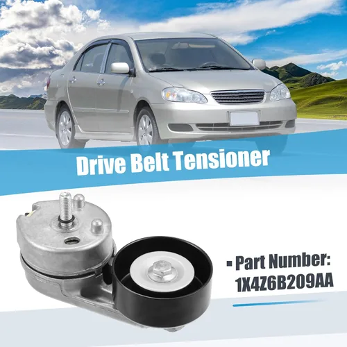 Vista 2 de uxcell Conjunto de polea tensor de correa No.1X4Z6B209AA para Ford Escape 2005-2008 Tensor Serpentine
