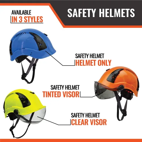 Vista 7 de Malta Dynamics APEX ANSI Z89.1 - Casco de seguridad tipo 1 para construcción con viseras complementarias