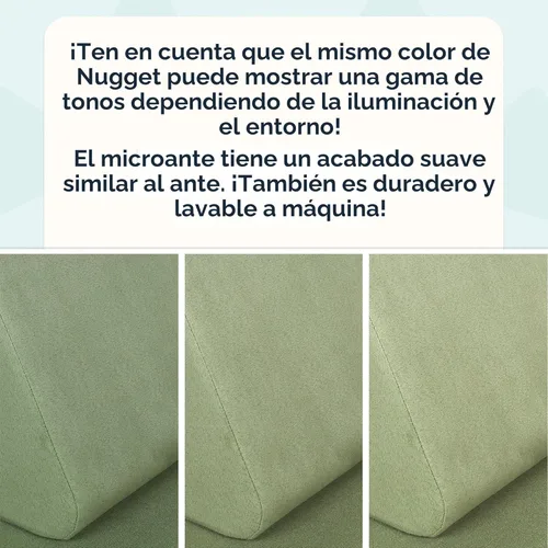 Vista 9 de Nugget - El sofá de juego original para niños - Sofá modular de espuma infantil para sala de juegos, imaginación y juego creativo de extremos