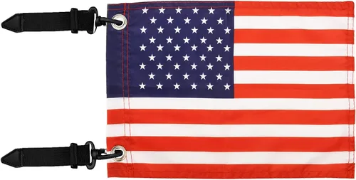 MOTAIN Easy Installation Golf Cart Flag Holder,Elastic Strap Bracket with 6 * 9'' Handicap Flag for Seniors Handicapped Disability