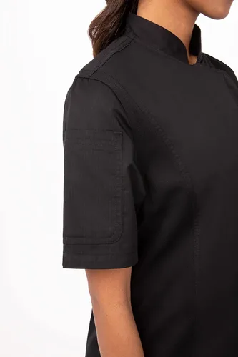 Vista 7 de Chef Works Abrigo de chef Springfield para mujer