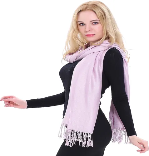 Vista 2 de CJ Apparel Solid Color Design Shawl Seconds Scarf Wrap Stole Throw Head Wrap Face Cover Pashmina NEW