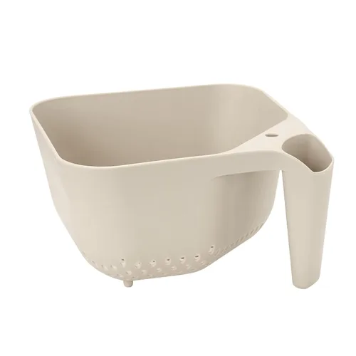 Vista 7 de Tovolo Colador de 3 cuartos de galón de capacidad, sin BPA, apto para alimentos, con asa, resistente al calor, pasta y verduras, escurridor