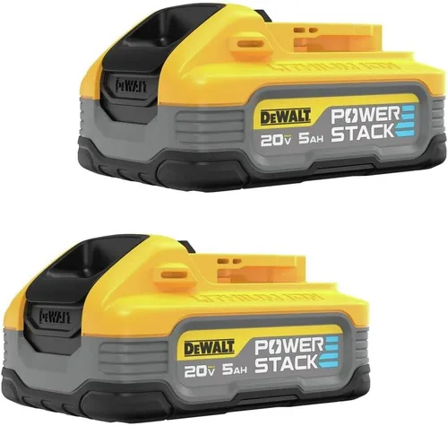 Vista 10 de DEWALT 20V MAX XR 5 Ah batería de ion de litio 2-Pack Premium de alta capacidad Paquetes de baterías inalámbricas para herramientas (DCB205-2)