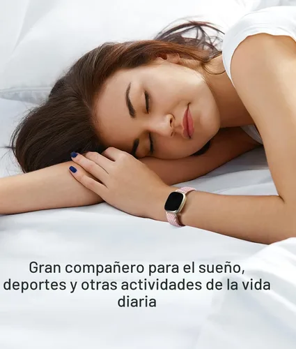 Vista 6 de Adorve Bandas elásticas de nailon compatibles con Fitbit Versa 3/Versa 4/Sense/Sense 2 para hombres y mujeres, banda deportiva elástica ajustable