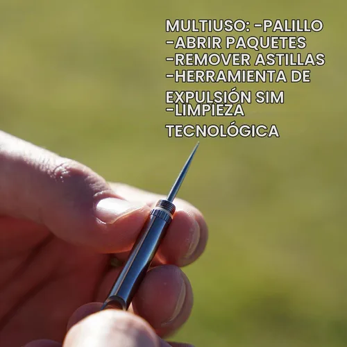 Vista 6 de DAILYCARRYCO. Soporte para palillos de dientes de titanio TiPick - Portátil de metal para viajes - Palillo mondadientes reutilizable EDC micro
