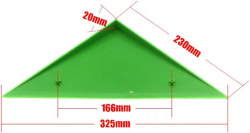Vista 3 de BESPORTBLE 4 unids Protector de borde Triángulo Soccor Mesa Esquina Foosball Máquina Accesorios Foosball Mesa Esquina Rampas Protector Guardia