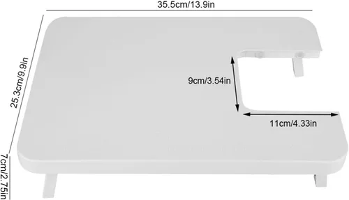 Vista 7 de Gavigain Mesa de extensión para máquina de coser, mesa de extensión de máquina de coser de plástico ABS para el hogar, accesorios de manualidades