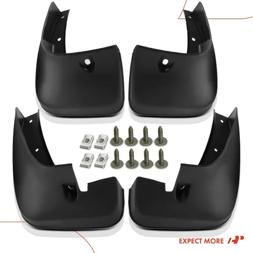 Vista 8 de A-Premium Set of 4PCS Mud Flaps Splash Guards Mudguards Mudflaps with Hardware Kits Compatible with Toyota Highlander, 2001-2007, Sport Utility