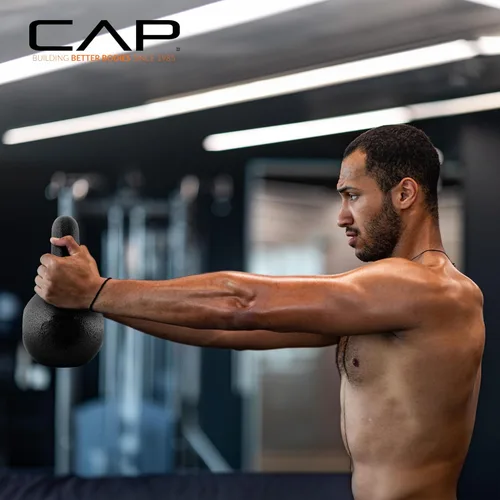 Vista 5 de CAP Barbell Pesa rusa de hierro fundido - Opciones con revestimiento, individuales y conjuntos, múltiples opciones