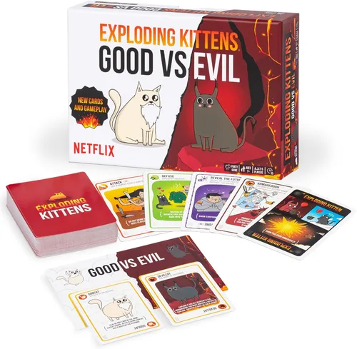 Vista 14 de Exploding Kittens Edición original – 2 – 5 jugadores – A partir de 7 años – 15 minutos para jugar – Juego de cartas de alto riesgo – Juego