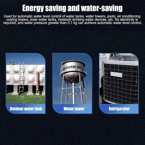 Vista 7 de Water Float Valve, Automatic Water Level Control Float Valve Stainless Steel For Water Tank Pool