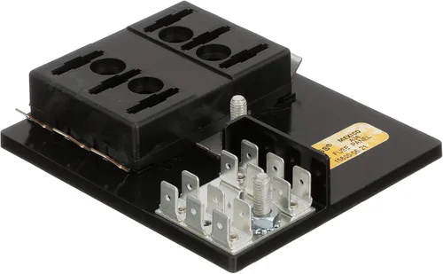 Vista 4 de Seachoice Bloque de fusibles ATO/ATC, barra de tierra de 6 bandas de 12 V