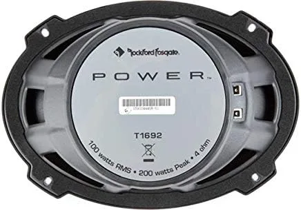 Vista 4 de Rockford Fosgate T1692 Power - Altavoz de rango completo de 2 vías de 6 x 9 pulgadas (paquete de 2 pares)