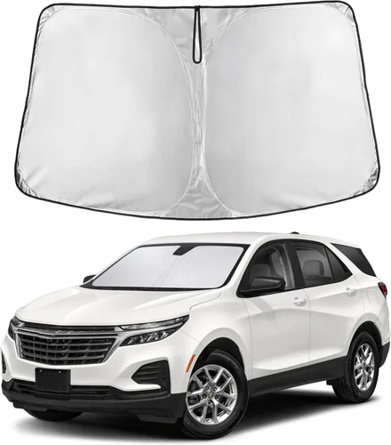Vista 210 de EcoNour - Parasol plegable para parabrisas de Toyota Tacoma 2016-2025 2026, accesorios para camioneta de 2 puertas y 4 puertas, protector de visera