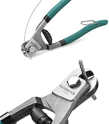 Vista 9 de Cortador de cuerda de alambre de acero de 8 pulgadas, resistente, alicates de corte de cable de cambio de freno de bicicleta interior exterior