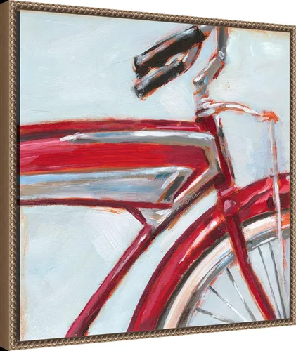 Vista 40 de Amanti Art Framed Canvas Wall Art 16x16 Retro Cycle I by Ethan Harper, Framed Wall Art Canvas, Abstract Artwork, Traditional Decor, Small Poster