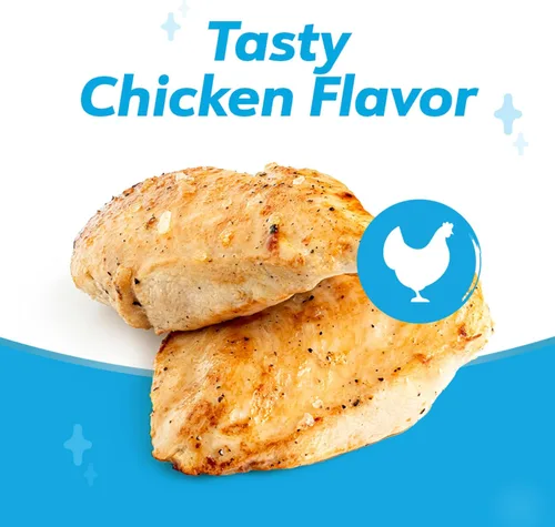 Vista 3 de Masticables para dentición de cachorro Dentalife para perros pequeños de 3 meses en adelante, sabor a pollo, 17.3 oz., 19 masticables - Bolsa de 19