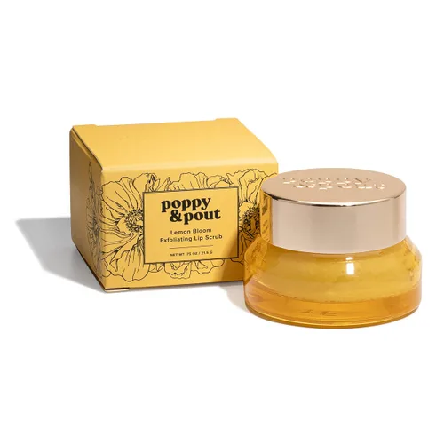 Vista 13 de Poppy & Pout Exfoliante Labial Natural, Exfoliante de Azúcar Hidratante para Labios Secos, Exfoliante de Labios con Aceites Esenciales Suaviza e
