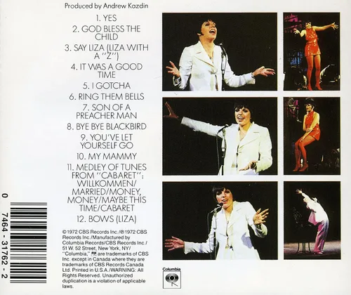 Vista 2 de Liza with a "Z": A Concert for Television