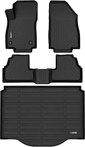 Vista 21 de HAFIDI® - Tapetes para auto con almacenamiento debajo del asiento, para todo clima, antideslizantes, de elastómero termoplástico, para la primera