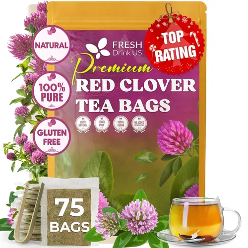 Vista 388 de FreshDrinkUS, 135 bolsas de té de jengibre y cúrcuma premium, ingredientes 100% naturales, mezcla hecha a mano de té de hierbas de cúrcuma