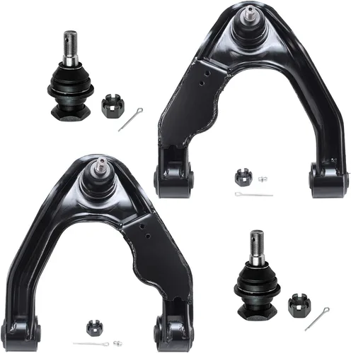 Vista 101 de Detroit Axle - Kit de suspensión frontal de 4 piezas para Chevrolet Aveo5 Aveo Pontiac G3 Wave Wave5 Suzuki Swift+, 2 brazos de control inferiores