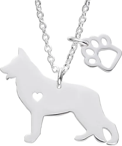 Melix Dije de perro para collar de acero inoxidable yorkie labrador pitbull husky de alaska akita boxer corgi salchicha pastor alemán golden
