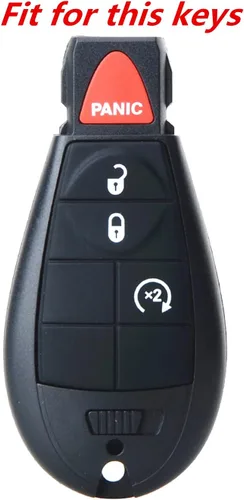 Vista 3 de de cuero para IYZ-C01C Chrysler 300 Town & Country Dodge Challenger Durango Grand Caravan Journey Magnum Ram 1500 2500 3500 Jeep Grand Cherokee 4