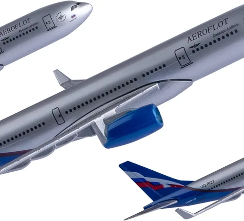 Vista 5 de Aviones modelo 1:400 modelo A380 Avión de metal aviones de aleación fundida a presión para regalo y colección