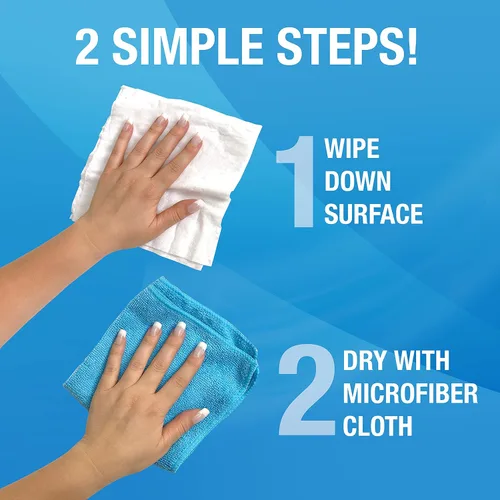 Vista 5 de MiracleWipes para Limpieza de Electrónicos - Toallitas para Pantalla Diseñadas para TV, Teléfonos, Monitores y Más - Incluye Toalla de Microfibra