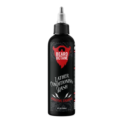 Vista 10 de Beard Octane: Fabricator Beard Wash - Champú para barba - Limpia e hidrata con manteca de karité y jojoba - Barbas más suaves y saludables