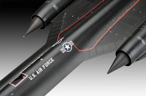 Vista 8 de Revell 04967 Lockheed SR-71 Blackbird Kit de modelo a escala 1:48, sin barnizar