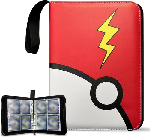 Vista 10 de Álbumes para cartas coleccionables, fundas protectoras para cartas coleccionables, carpeta para tarjetas de 18 bolsillos, estuche para cartas de 900