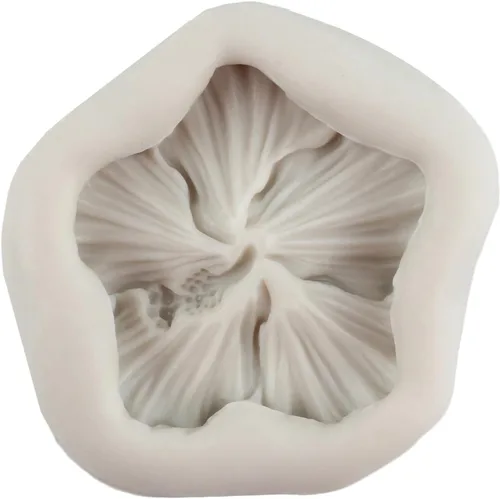 Vista 9 de Plumeria - Moldes de silicona para flores de hibisco, moldes para decoración de pasteles, decoración de cupcakes, caramelo de chocolate, pasta