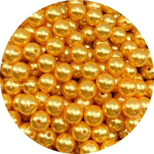 Vista 22 de 1800 cuentas de perlas de 0.157 pulgadas con agujero redondo suelto Luste Craft Beads para decoración del hogar, rellenos de jarrones, manualidades