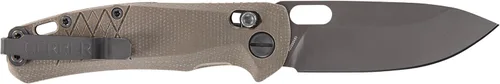 Vista 9 de Gerber Gear Scout - Navaja de bolsillo con hoja de 3.2" de filo liso, cuchillo plegable - Equipo y engranaje EDC - Micarta