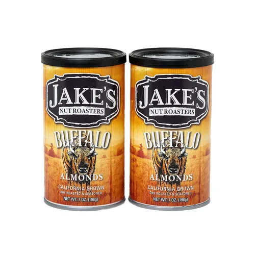 Vista 13 de Jake's Nut Roasters - Paquete variado de almendras dulces y saladas (paquete de 4) Almendras sazonadas tostadas secas enteras - Incluye sabores