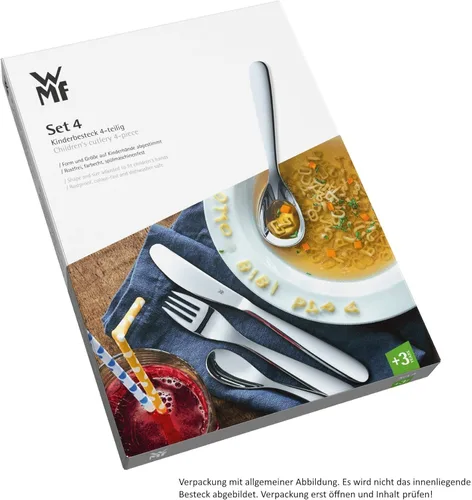 Vista 5 de WMF Cubertería Niños (Zwerge, 4 Piezas)