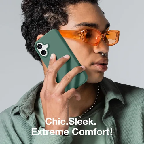 Vista 691 de GONEZ Funda magnética para iPhone 14, compatible con Magsafe, con protector de pantalla + protector de cámara, forro de microfibra antiarañazos