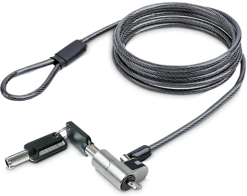 Vista 5 de StarTech.com Candado de cable para laptop de 6.6 pies (6.6 ft) – Combinación de 4 dígitos para portátil/escritorio de seguridad para dispositivos