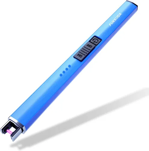 Vista 8 de FUKKUDA Encendedor Eléctrico de Vela de Doble Arco Mejorado - Recargable por USB, Resistente al Viento, Sin Llama, Ideal Relleno de Calcetín Negro
